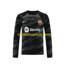 Barcellona Portiere Maglia Trasferta 2023/2024 Manica Lunga